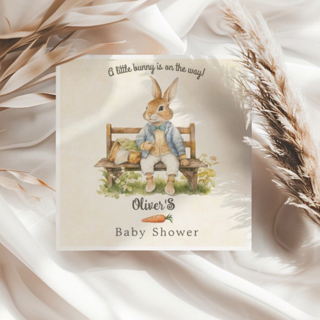 Vintage Peter Rabbit Baby Shower Napkins (Creator Uploaded)