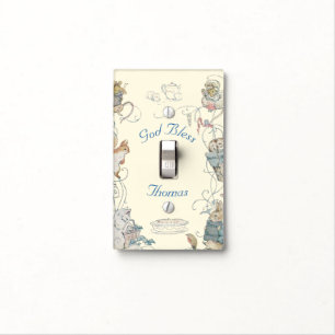 Vintage Peter Rabbit Nursery Light Switch Cover