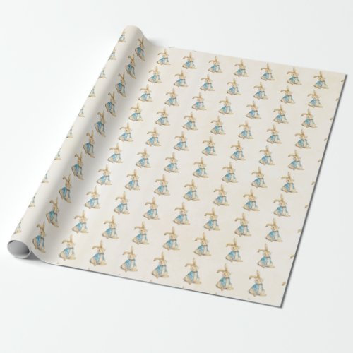 Vintage Peter The Rabbit Boy Baby Shower Wrapping Paper