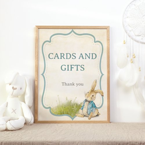 Vintage Peter The Rabbit Boy Cards And Gifts Poster