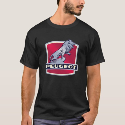 Vintage Peugeot Bicycles France  T_Shirt