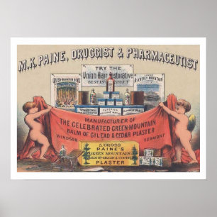 Vintage Pharmacy Poster