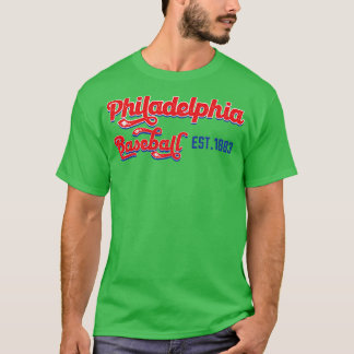 Vintage Philadelphia Baseball Est 1883 Baseball Lo T-Shirt