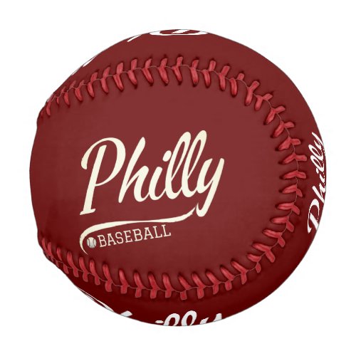 Vintage Philadelphia Baseball Skyline Retro Philly