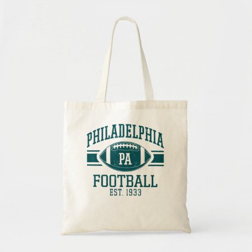 Vintage Philadelphia Football Team PA Retro Eagles Tote Bag