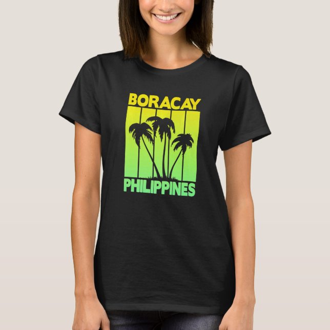 Vintage Philippines Boracay   T-Shirt (Front)
