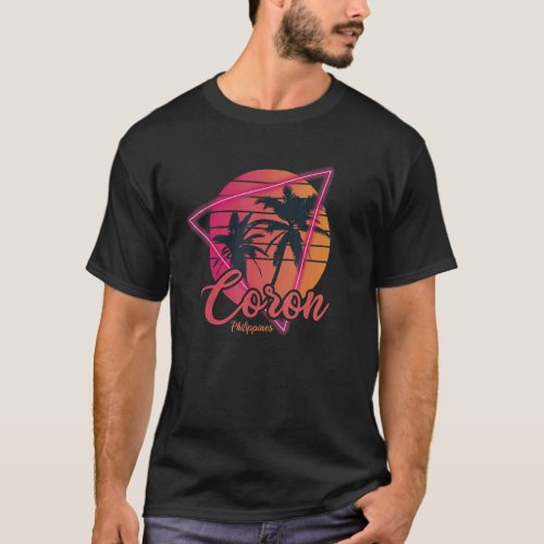 Vintage Philippines Vacation Travel Asia Coron 2 T_Shirt