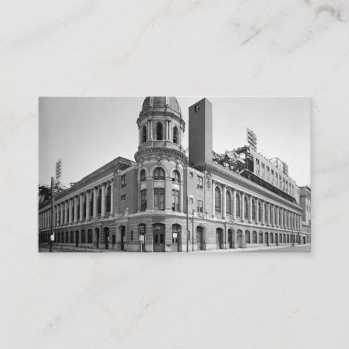 Vintage Philly Baseball Shibe Park Athletics Business Card