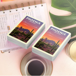 Vintage Phoenix Arizona Poker Cards