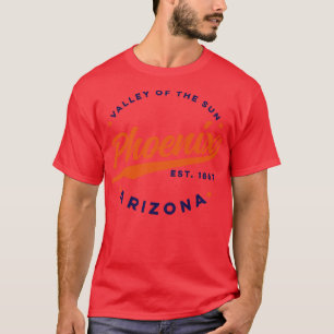 Vintage Phoenix Arizona Valley of the Sun Color Ci T-Shirt