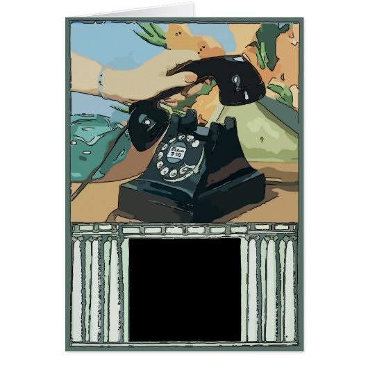 Vintage Phone cALL ADD TEXT (Front)