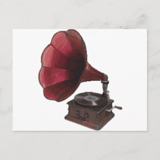 Vintage Phonograph Postcard