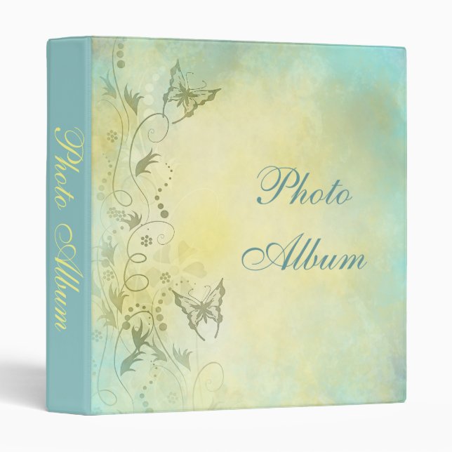 Vintage Photo Album 3 Ring Binder (Front/Spine)