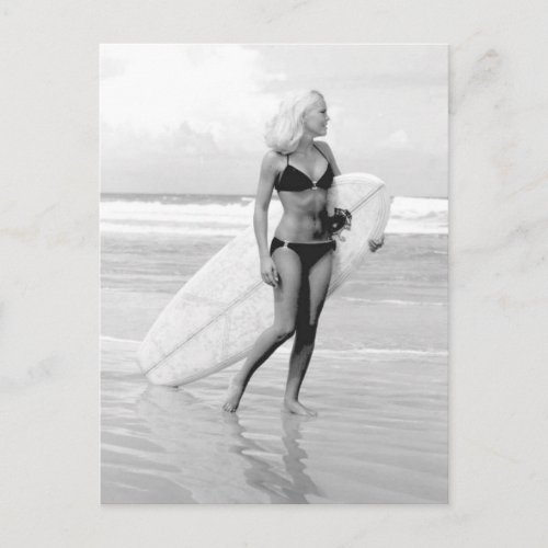 Vintage Photo Bikini Girl Saint Augustine Florida Postcard