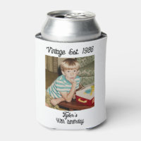 Vintage Photo Birthday Personalized