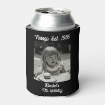 Vintage Photo Birthday Personalized