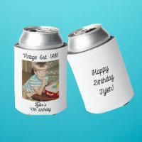 Vintage Photo Birthday Personalized