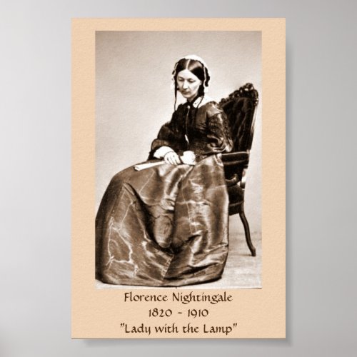 Vintage Photo _ Florence Nightingale Poster