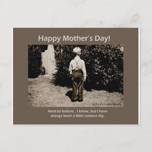 Vintage Photo Happy Mothers Day Card