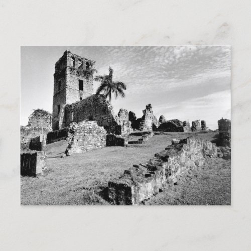 Vintage Photo of Ruins of Old Panama Postcard