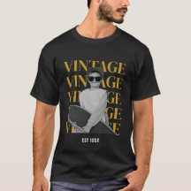 Vintage Photo Personalized Text Retro Custom