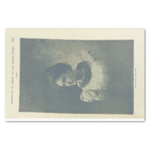 Vintage photo Princess decoupage Tissue Paper