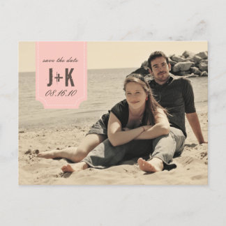 Vintage Photo Save the Date Template