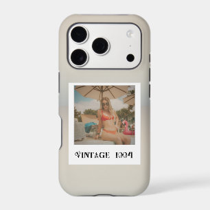 Vintage Photo & Year Nostalgic Birthday iPhone 17 Pro Case