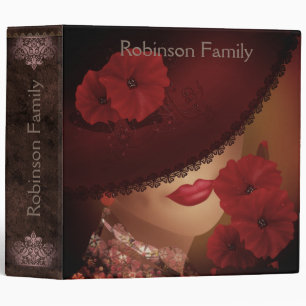 Vintage Photobook, photo, girl, vintage 3 Ring Binder