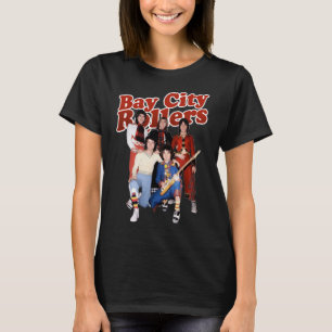 Vintage Photograp Band Bay City Rollers Music Rock T-Shirt