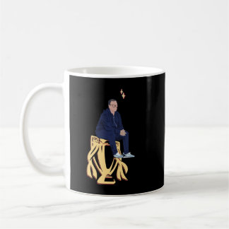 Vintage Photograp Marcelo Bielsa Sitting On A Shin Coffee Mug