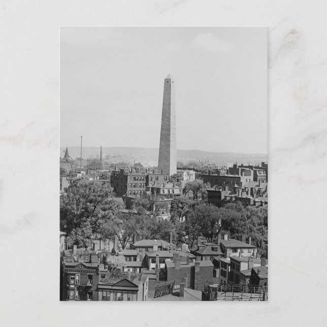 Vintage Photograph of Charlestown Massachusetts Postcard (Front)