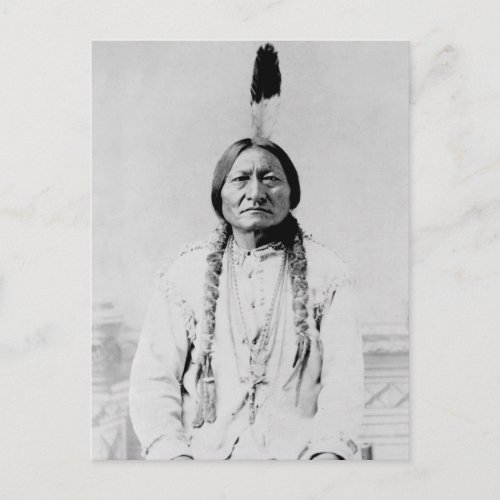 Vintage Photograph of Lakota Leader Sitting Bull Postcard