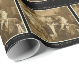 Vintage photograph of newsies smoking cigars wrapping paper