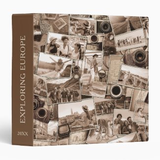 Vintage Photography Collage Sepia ID1066