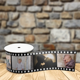 Vintage Photography Film Negative Framing 2 Satin Ribbon