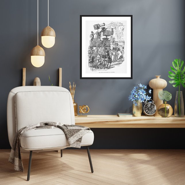 Vintage Photopainters At The Louvre Print (Photoartists)