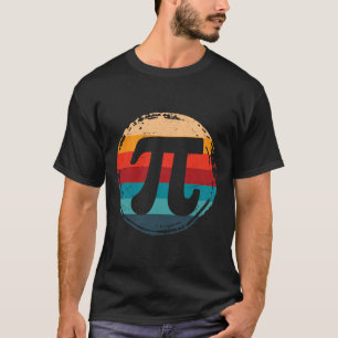 Vintage Pi 3.14 Pi Number Symbol Math Science T-Shirt