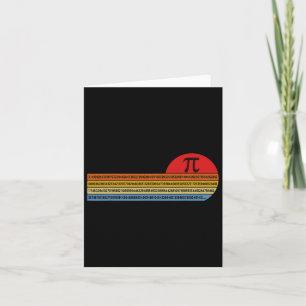 Vintage Pi Day 3.14 - Funny Math Teacher Student G Card
