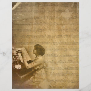 Vintage pianist