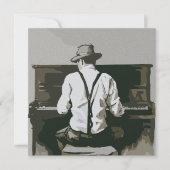 Vintage Pianist in Harmony (Front)
