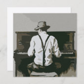 Vintage Pianist in Harmony (Front/Back)