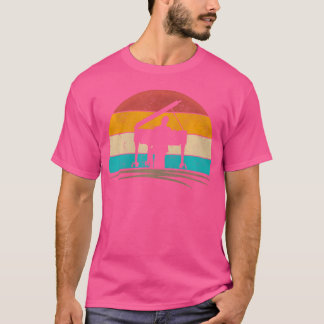 Vintage Pianist Retro 70s Distressed Piano Player T-Shirt