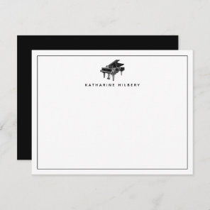 Vintage Piano Personal Stationery Note Card