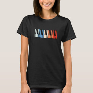 Vintage Piano Pianist Music Keyboard Musician Out T-Shirt