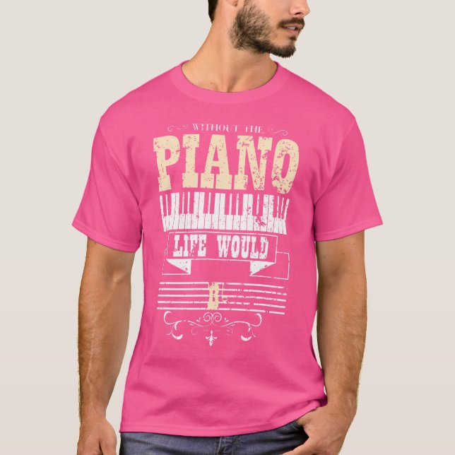 Vintage Piano T-Shirt (Front)