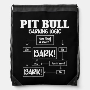 Vintage Pibble Mom Pitbull Dad Mama Dog Gift Drawstring Bag