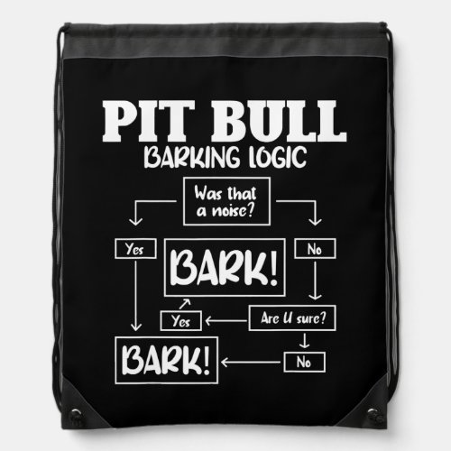 Vintage Pibble Mom Pitbull Dad Mama Dog Gift Drawstring Bag