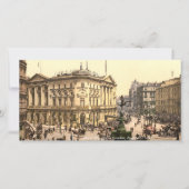 Vintage Piccadilly Circus London street scene (Front)