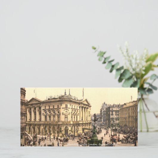 Vintage Piccadilly Circus London street scene (Standing Front)